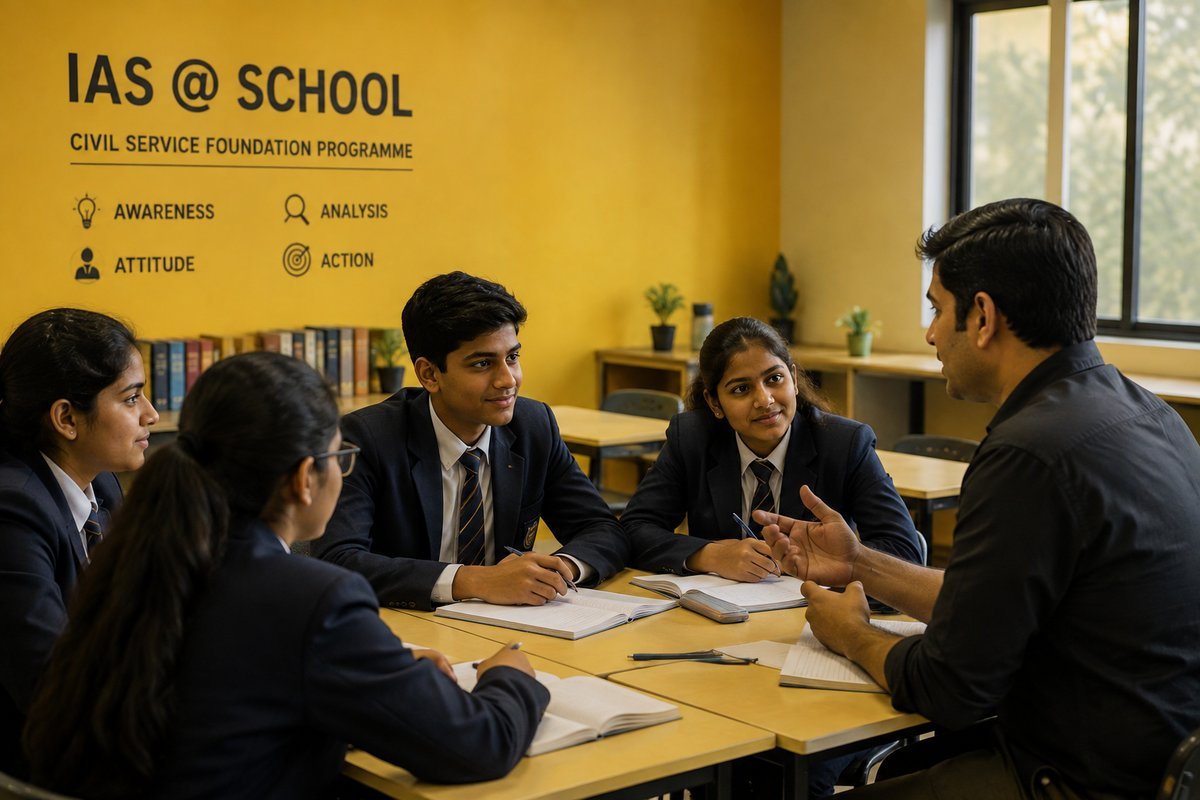 Officers and toppers talk session at Compass IAS