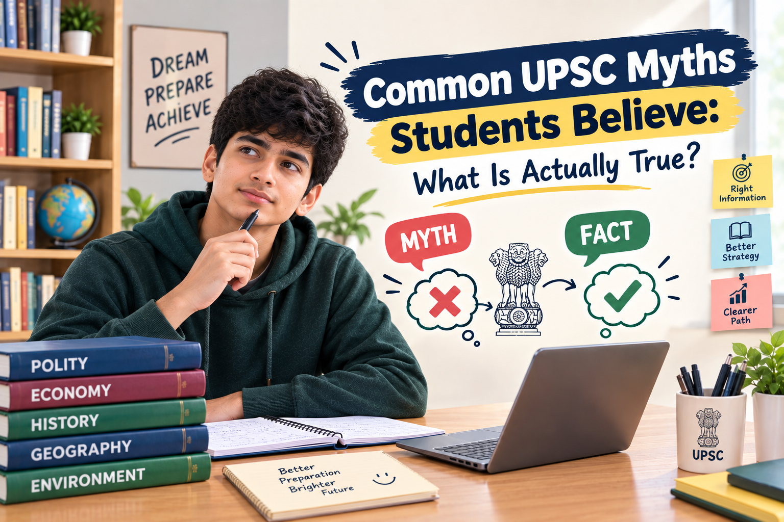 Common UPSC Myths Students Believe: What Is Actually True?